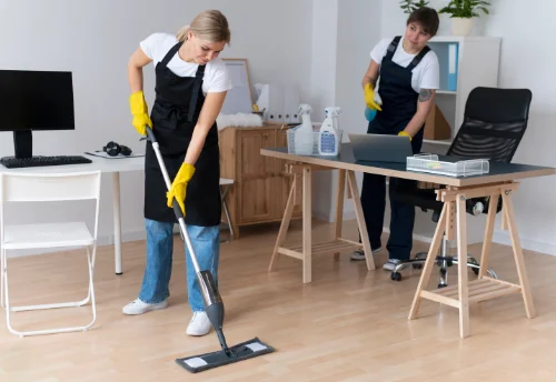 Nettoyage de bureau professionnel à Franois